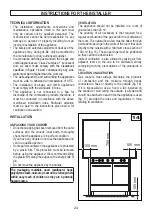 Preview for 24 page of Hoover 33001254 Instructions And Advice For Installing, Using And Servicing