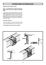 Preview for 26 page of Hoover 33001254 Instructions And Advice For Installing, Using And Servicing