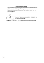 Preview for 4 page of Hoover 36900764 Installation And User Manual