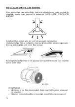 Preview for 74 page of Hoover 36900764 Installation And User Manual