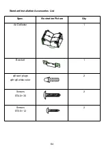 Preview for 65 page of Hoover 36901620 Installation And User Manual