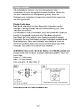 Preview for 105 page of Hoover 36901620 Installation And User Manual