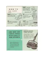 Предварительный просмотр 10 страницы Hoover 634 Manual