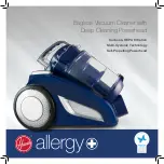 Hoover 7011PH Allergy Manual preview