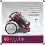 Предварительный просмотр 1 страницы Hoover 9011PH Regal Manual