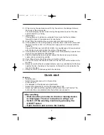 Preview for 5 page of Hoover A.CLASS 1600 ACM16 Instructions For Use Manual