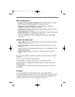 Preview for 15 page of Hoover A.CLASS 1600 ACM16 Instructions For Use Manual