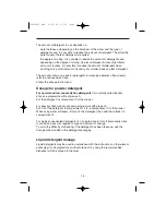 Preview for 16 page of Hoover A.CLASS 1600 ACM16 Instructions For Use Manual