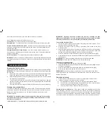 Preview for 5 page of Hoover AP-12 1200W User Manual