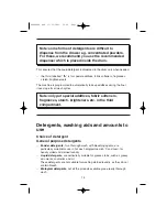 Предварительный просмотр 14 страницы Hoover ASM 160 Instructions For Use Manual