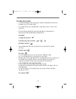 Предварительный просмотр 19 страницы Hoover ASM 160 Instructions For Use Manual