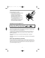 Предварительный просмотр 21 страницы Hoover ASM 160 Instructions For Use Manual