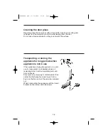 Предварительный просмотр 26 страницы Hoover ASM 160 Instructions For Use Manual