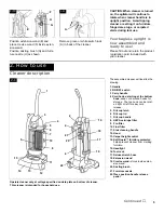 Предварительный просмотр 5 страницы Hoover Bagless Upright Vacuum Cleaner Owner'S Manual