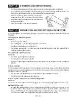 Preview for 16 page of Hoover BHBS 172 UKT User Manual