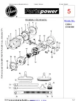 Предварительный просмотр 3 страницы Hoover C2094 - Portapower Commercial Vacuum Cleaner Schematic Diagram