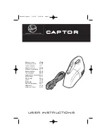 Предварительный просмотр 1 страницы Hoover CAPTOR User Instructions