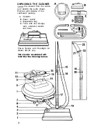 Предварительный просмотр 4 страницы Hoover Celebrity IV S3137 Operating Manual