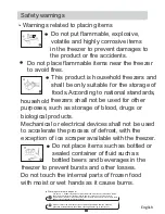 Preview for 11 page of Hoover CFH106AWK Instruction Manual