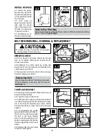 Предварительный просмотр 8 страницы Hoover CH53000 Owner'S Manual