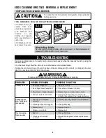 Предварительный просмотр 9 страницы Hoover CH53000 Owner'S Manual