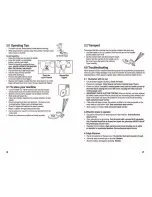 Preview for 6 page of Hoover CH81055 Quick Manual