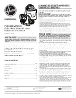 Preview for 9 page of Hoover CH90200 User Manual