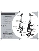 Preview for 3 page of Hoover CleanJet Instruction Manual