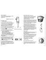 Preview for 9 page of Hoover Computer Control 1100 A3268 Instructions For Use Manual