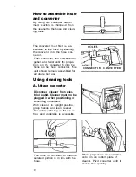 Предварительный просмотр 9 страницы Hoover Concept one Instuctions