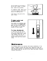 Предварительный просмотр 11 страницы Hoover Concept one Instuctions