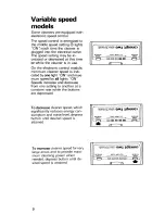 Предварительный просмотр 10 страницы Hoover concept two U4211 Owner'S Manual