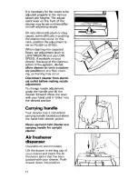 Предварительный просмотр 12 страницы Hoover concept two U4211 Owner'S Manual