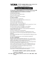 Preview for 22 page of Hoover Convertible U4119 Owner'S Manual