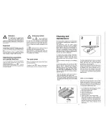 Preview for 8 page of Hoover Crystaljet D 821 User Manual