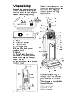 Предварительный просмотр 4 страницы Hoover Dirt FINDER Owner'S Manual