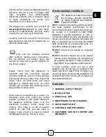 Preview for 3 page of Hoover DXT 58H/1-AUS Instruction Manual