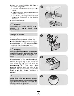 Preview for 8 page of Hoover DXT 58H/1-AUS Instruction Manual