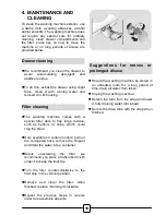 Preview for 10 page of Hoover DXT 58H/1-AUS Instruction Manual