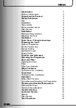 Preview for 2 page of Hoover DYC 88132BX Instruction Book