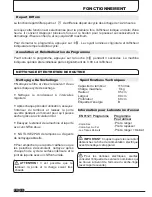 Preview for 48 page of Hoover DYC 8813BX Instruction Book