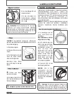 Preview for 106 page of Hoover DYC 8813BX Instruction Book