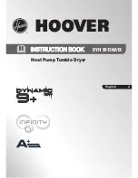 Preview for 1 page of Hoover DYH 9813NA2X Instruction Book