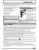 Preview for 3 page of Hoover DYH 9913NA1X Instruction Book