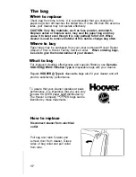 Предварительный просмотр 20 страницы Hoover Elite Supreme S1211 Owner'S Manual