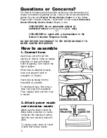 Предварительный просмотр 6 страницы Hoover Encore Supreme 53391 Owner'S Manual