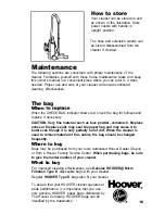 Предварительный просмотр 11 страницы Hoover Encore Supreme 53391 Owner'S Manual