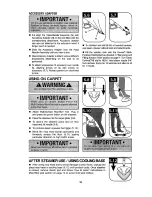 Предварительный просмотр 10 страницы Hoover Enhanced Clean Owner'S Manual