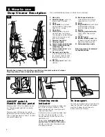 Предварительный просмотр 6 страницы Hoover F6039 Owner'S Manual