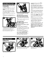 Предварительный просмотр 12 страницы Hoover F7441 Manual